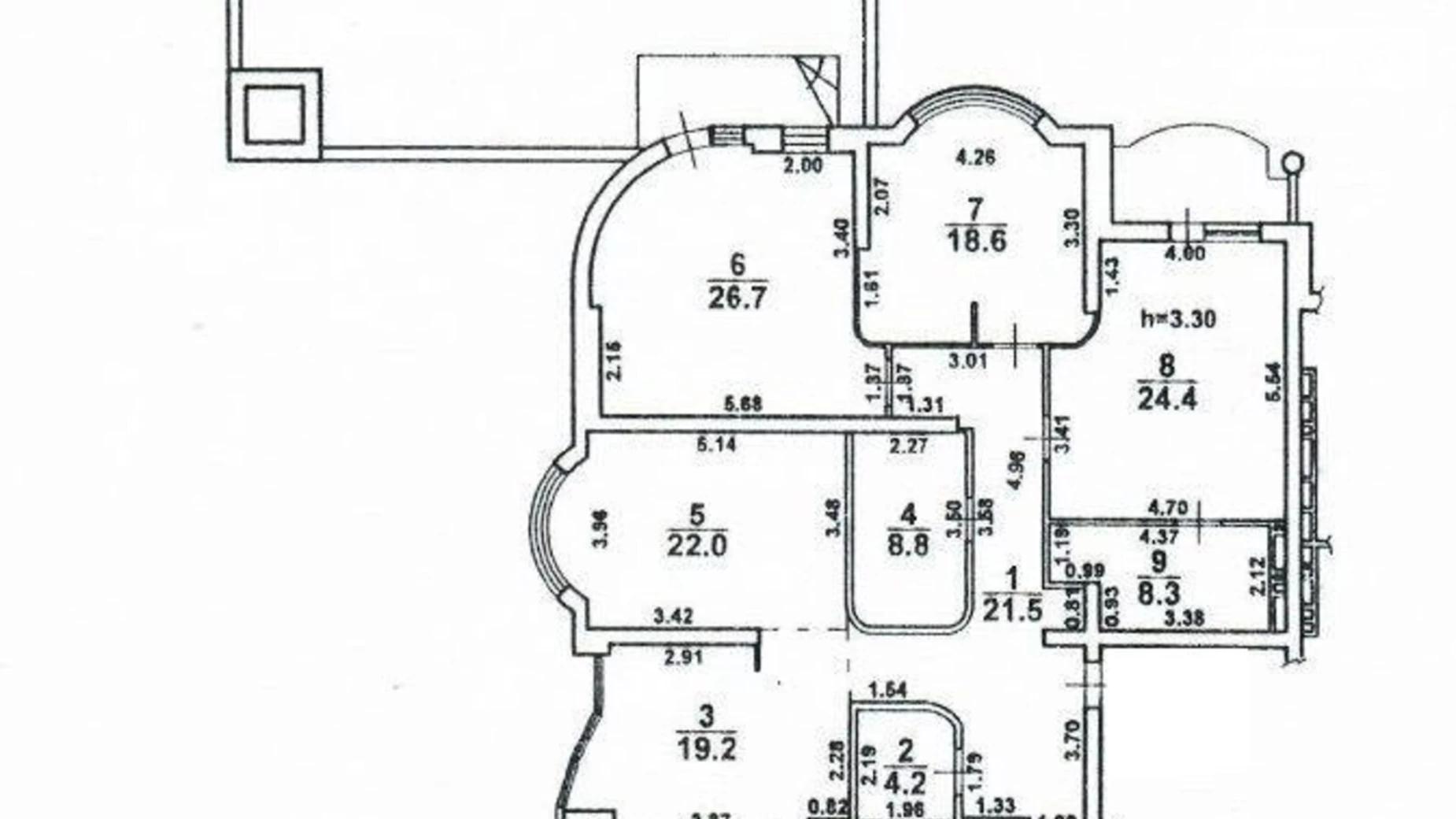 Продается 4-комнатная квартира 177.7 кв. м в Одессе, пер. Сабанский