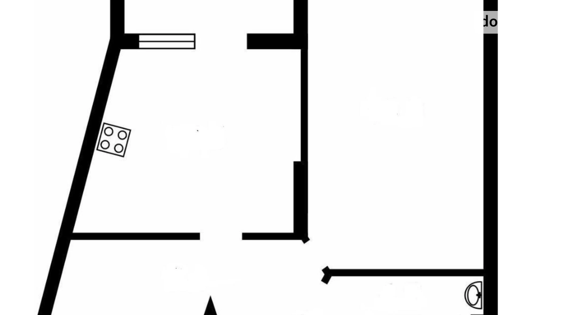 Продается 1-комнатная квартира 39 кв. м в Киеве, ул. Новополевая, 2 - фото 2