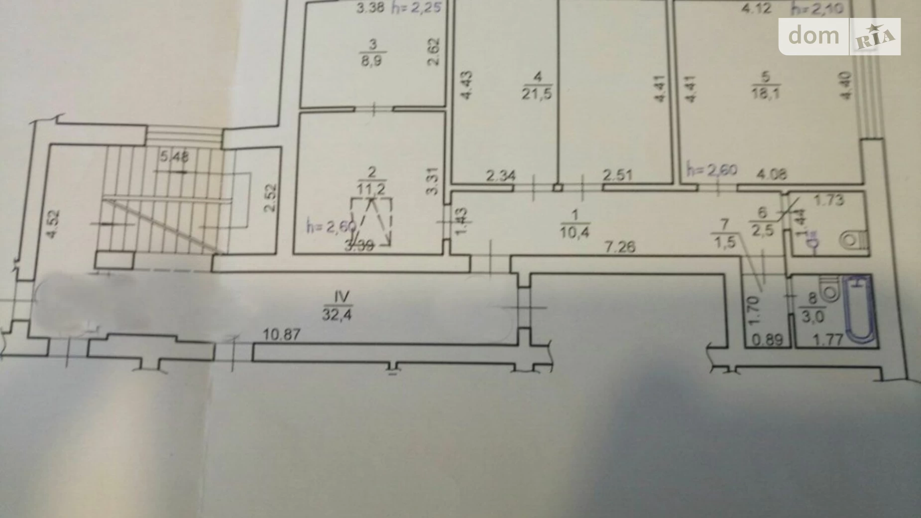 Продається 4-кімнатна квартира 77.1 кв. м у Винниках, вул. Сухомлинського, 34