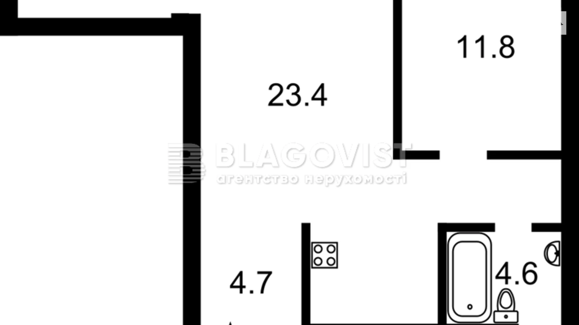 Продається 1-кімнатна квартира 52 кв. м у Києві, вул. Митрополита Василя Липківського(Урицького), 38 - фото 2