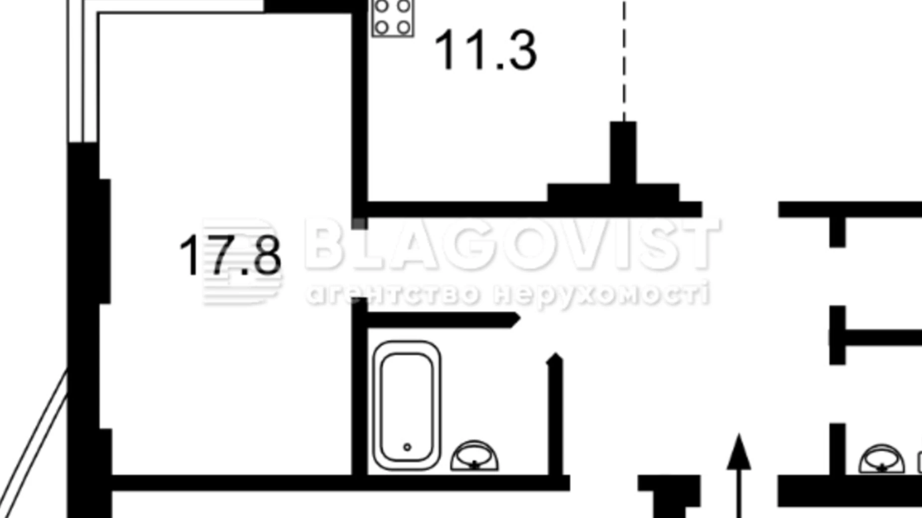 Продается 3-комнатная квартира 113 кв. м в Киеве, просп. Берестейский(Победы), 131