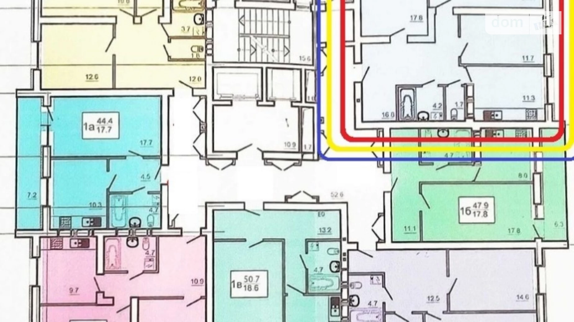 Продается 3-комнатная квартира 89.8 кв. м в Харькове, ул. Героев Труда