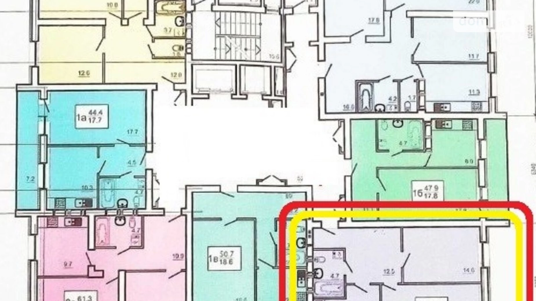 Продается 2-комнатная квартира 65.6 кв. м в Харькове, ул. Героев Труда