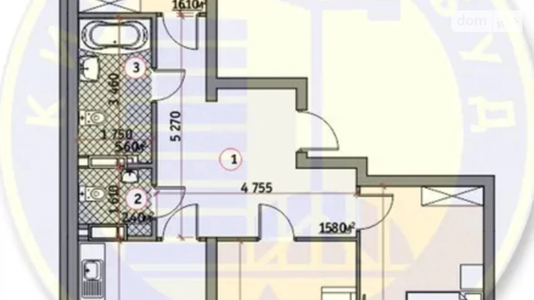 Продается 3-комнатная квартира 92 кв. м в Киеве, ул. Загоровская(Багговутовская), 1Г - фото 2