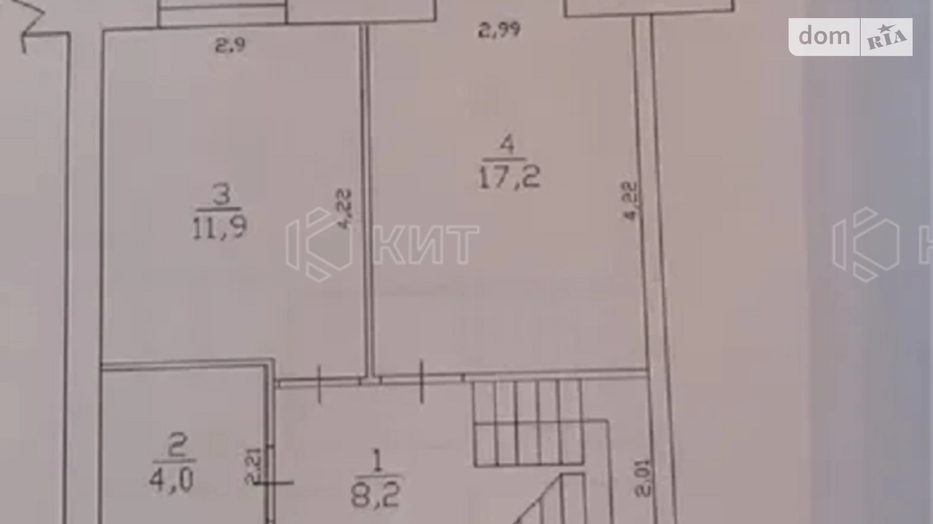 Продається 3-кімнатна квартира 87 кв. м у Харкові, пров. Лосівський, 4