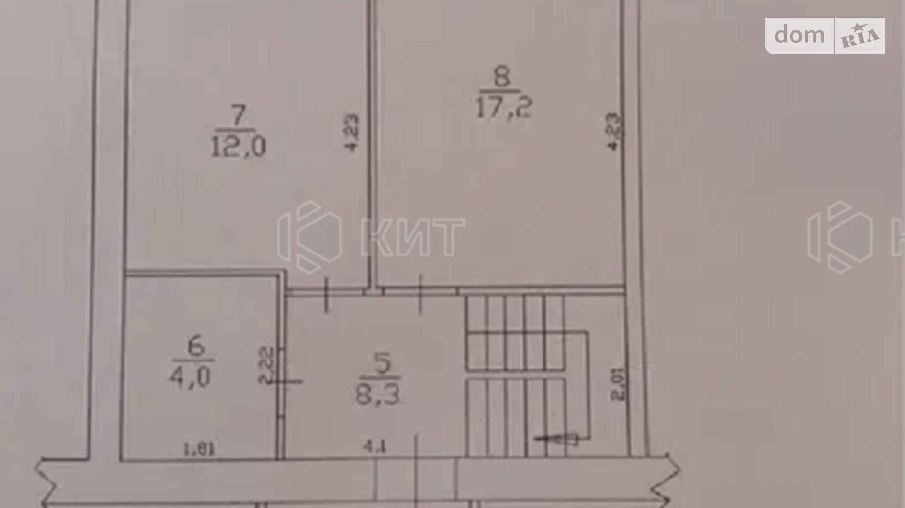 Продается 3-комнатная квартира 87 кв. м в Харькове, пер. Лосевский, 4