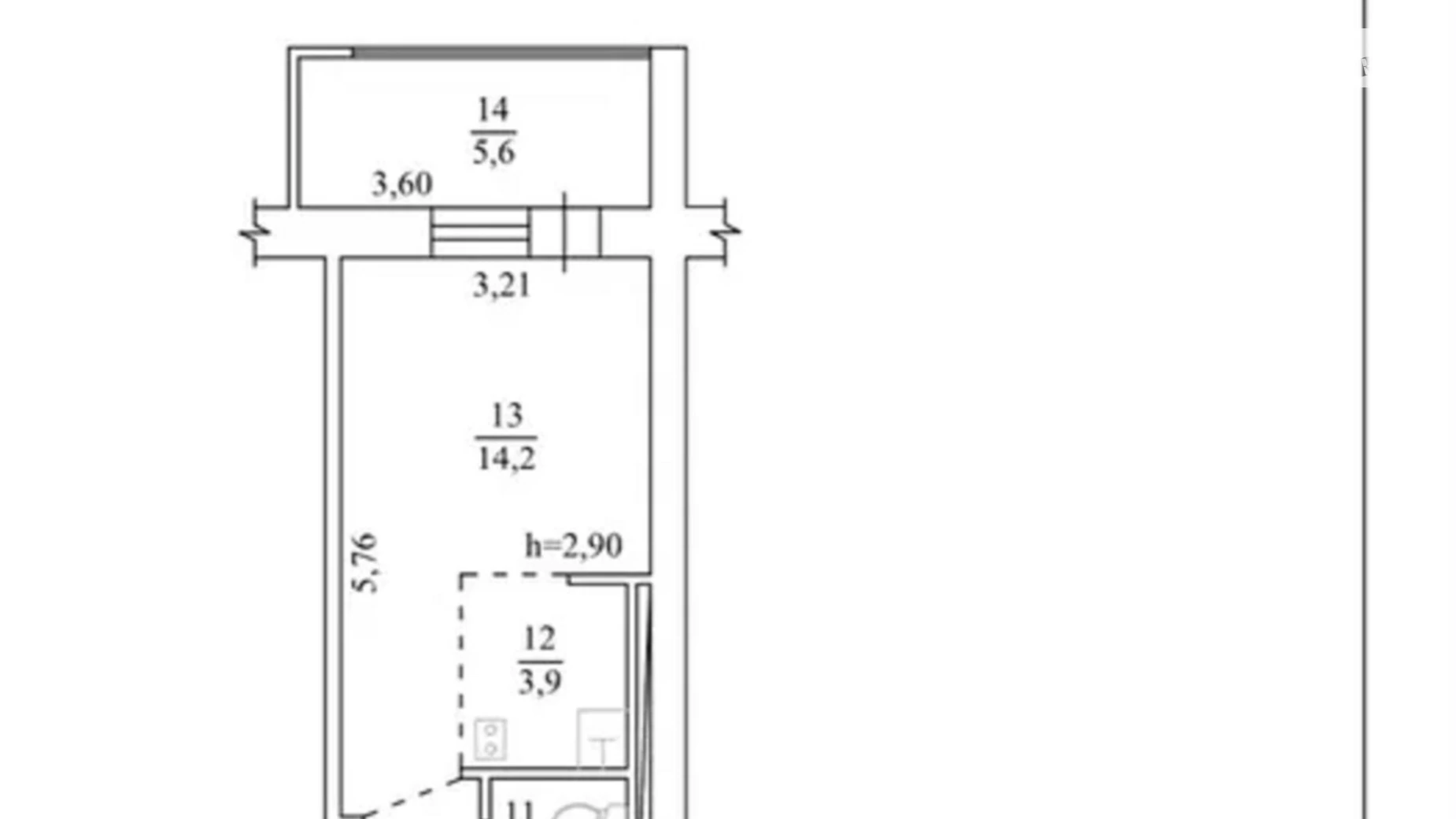 Продается 1-комнатная квартира 28 кв. м в Одессе, ул. Костанди, 203/3 - фото 3