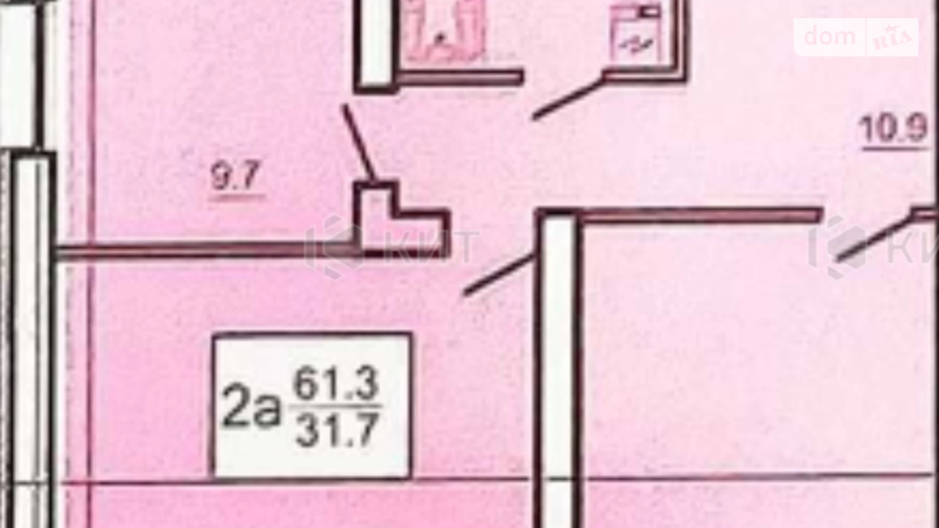 Продается 2-комнатная квартира 61.3 кв. м в Харькове, ул. Нескореных(Героев Труда), 4 - фото 2