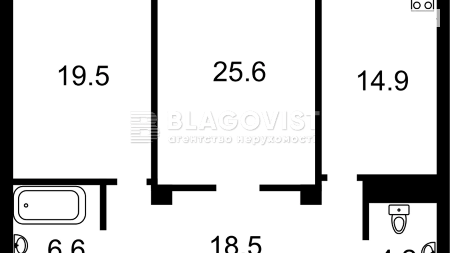 Продается 2-комнатная квартира 92 кв. м в Киеве, ул. Ломоносова, 71Г - фото 2