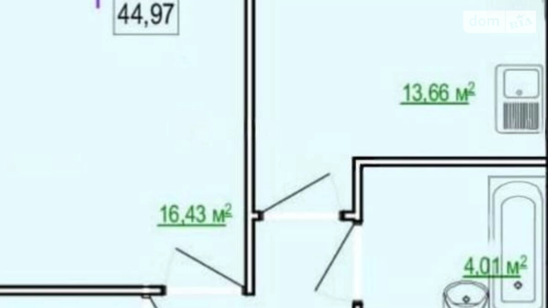 Продается 1-комнатная квартира 45 кв. м в Харькове, ул. Полтавский Шлях, 184