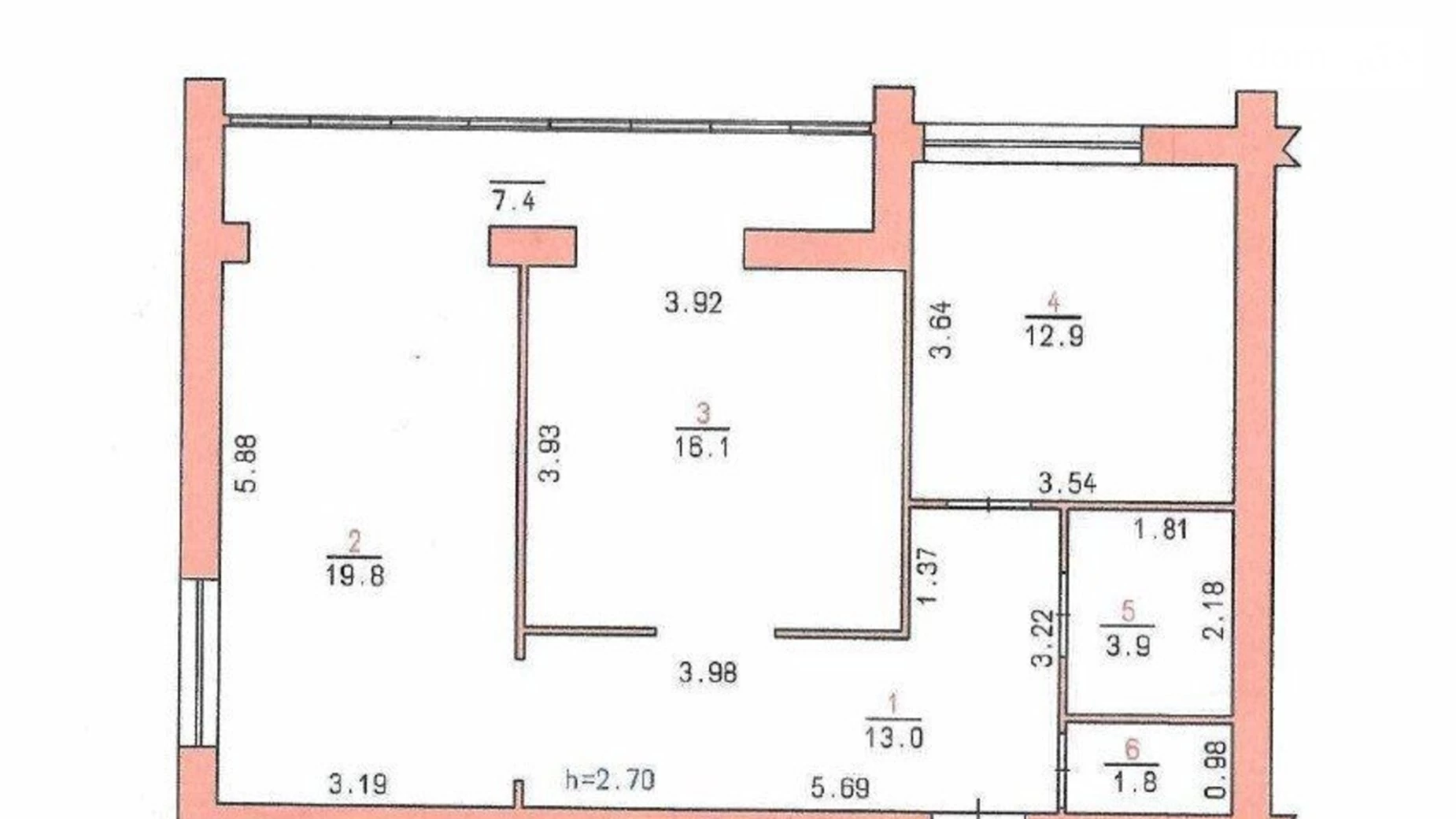 Продається 5-кімнатна квартира 208 кв. м у Хмельницькому, вул. Кармелюка, 11