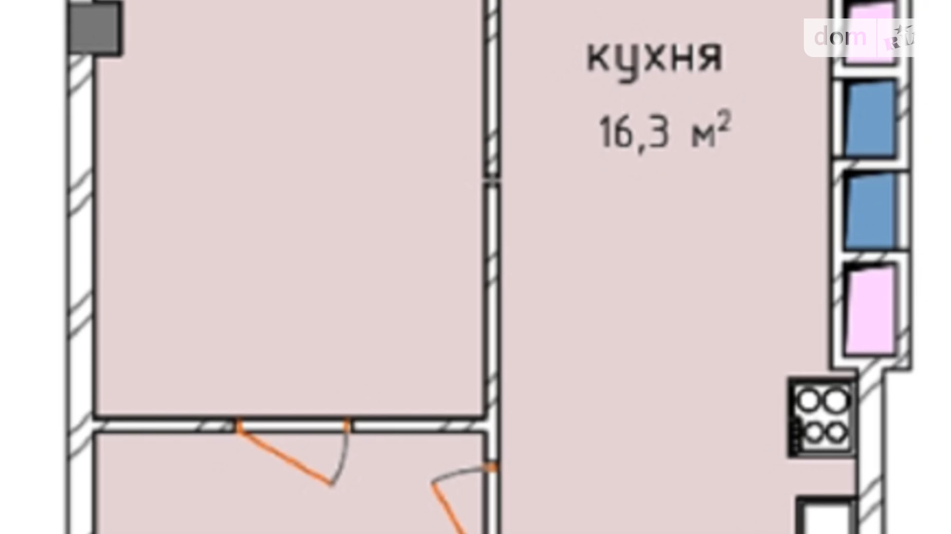 Продается 1-комнатная квартира 59 кв. м в Одессе, Фонтанская дор., 118А