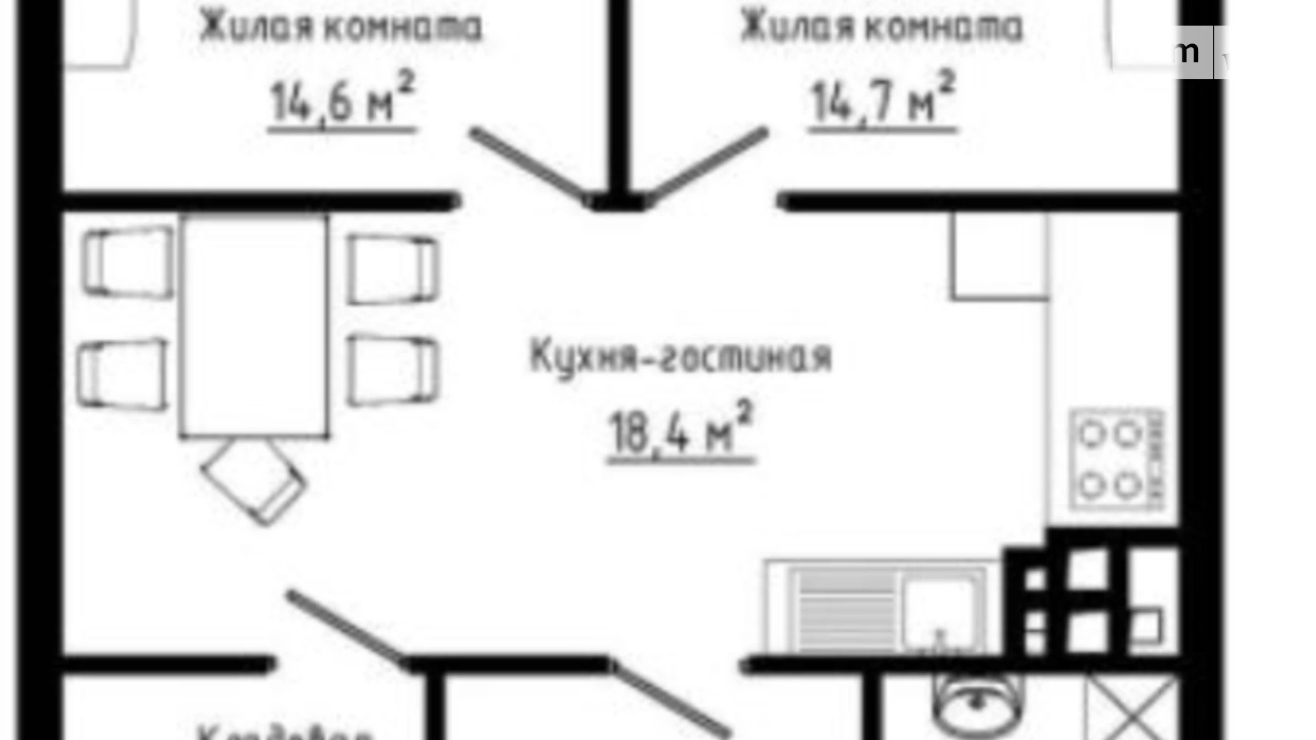 Продается 2-комнатная квартира 75 кв. м в Одессе, ул. Генуэзская, 1/3