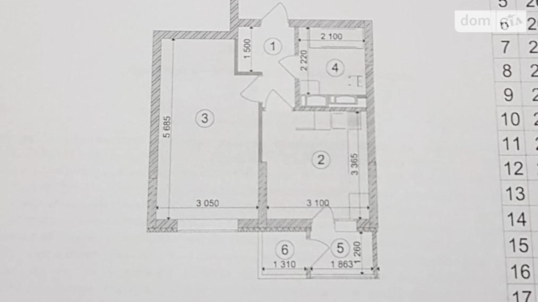 Продається 1-кімнатна квартира 37 кв. м у Києві, вул. Архітектора Вербицького, 1 - фото 3