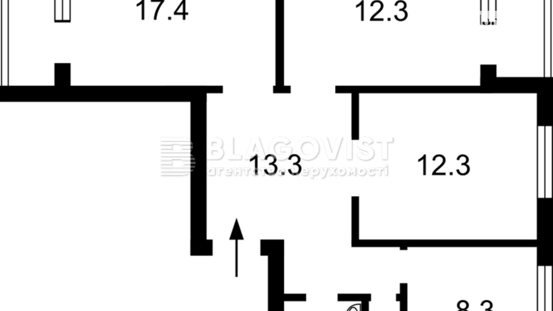 Продается 3-комнатная квартира 71.4 кв. м в Киеве, просп. Петра Григоренко, 25