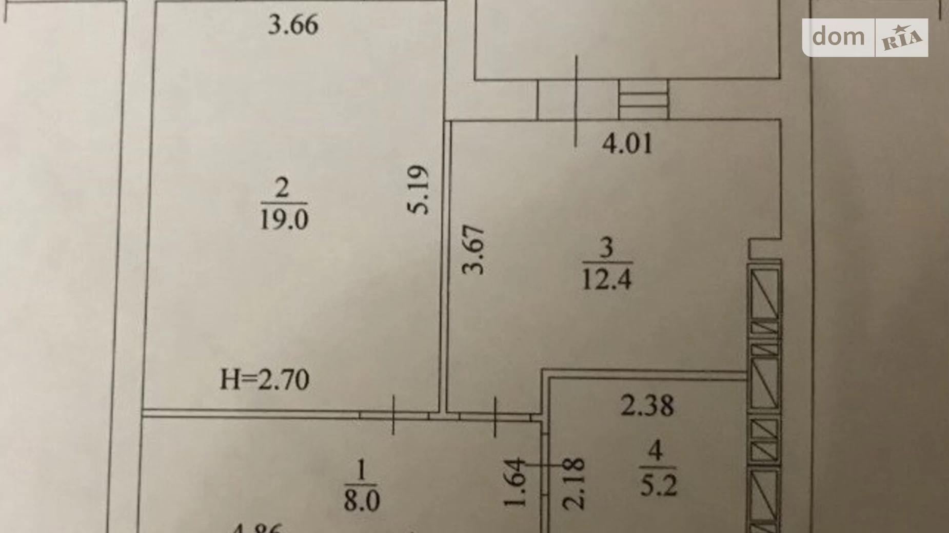 Продається 1-кімнатна квартира 47 кв. м у Харкові, вул. Єлизаветинська, 7А - фото 4