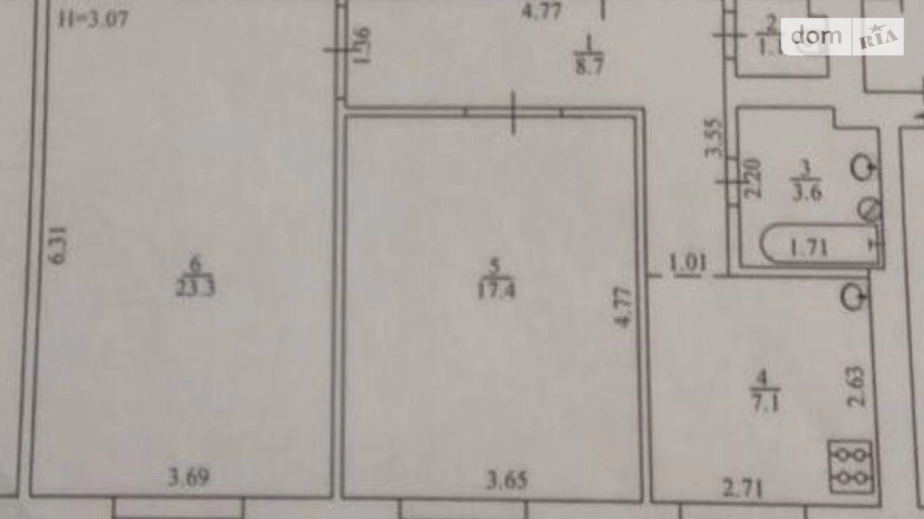 Продается 2-комнатная квартира 62 кв. м в Харькове, ул. Благовещенская, 38 - фото 2