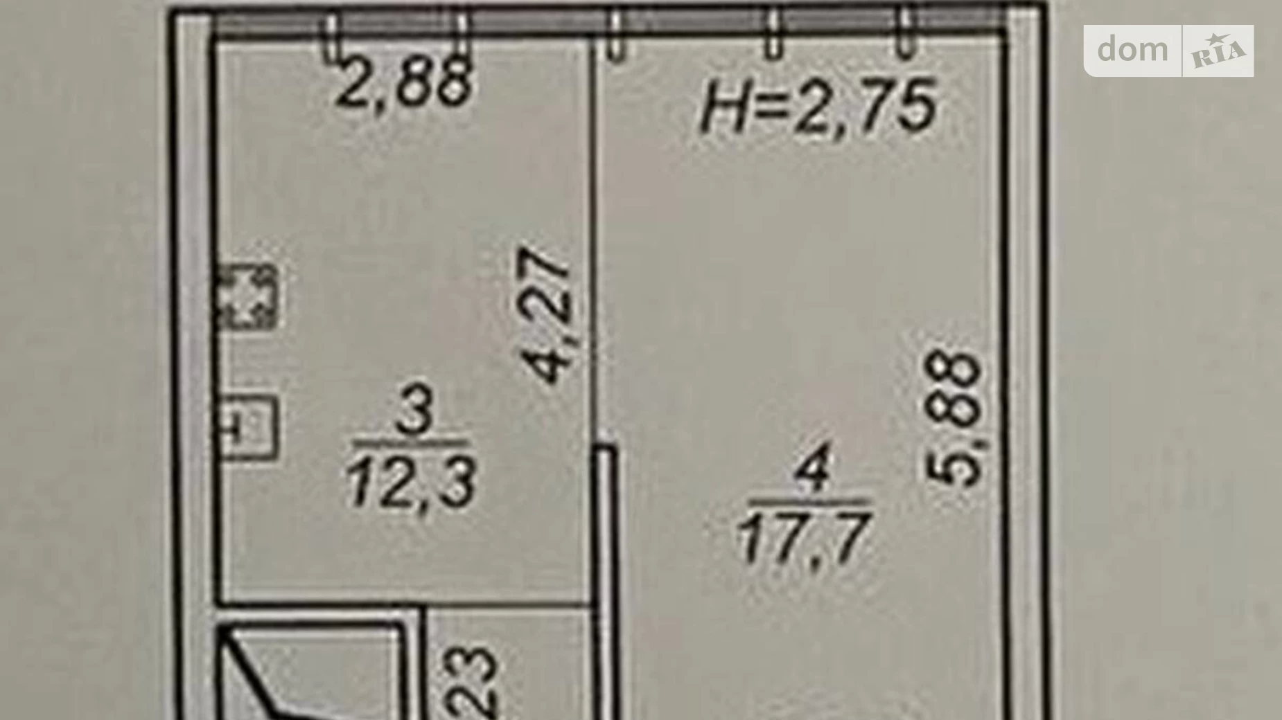 Продается 1-комнатная квартира 45 кв. м в Одессе, ул. Архитекторская, 5