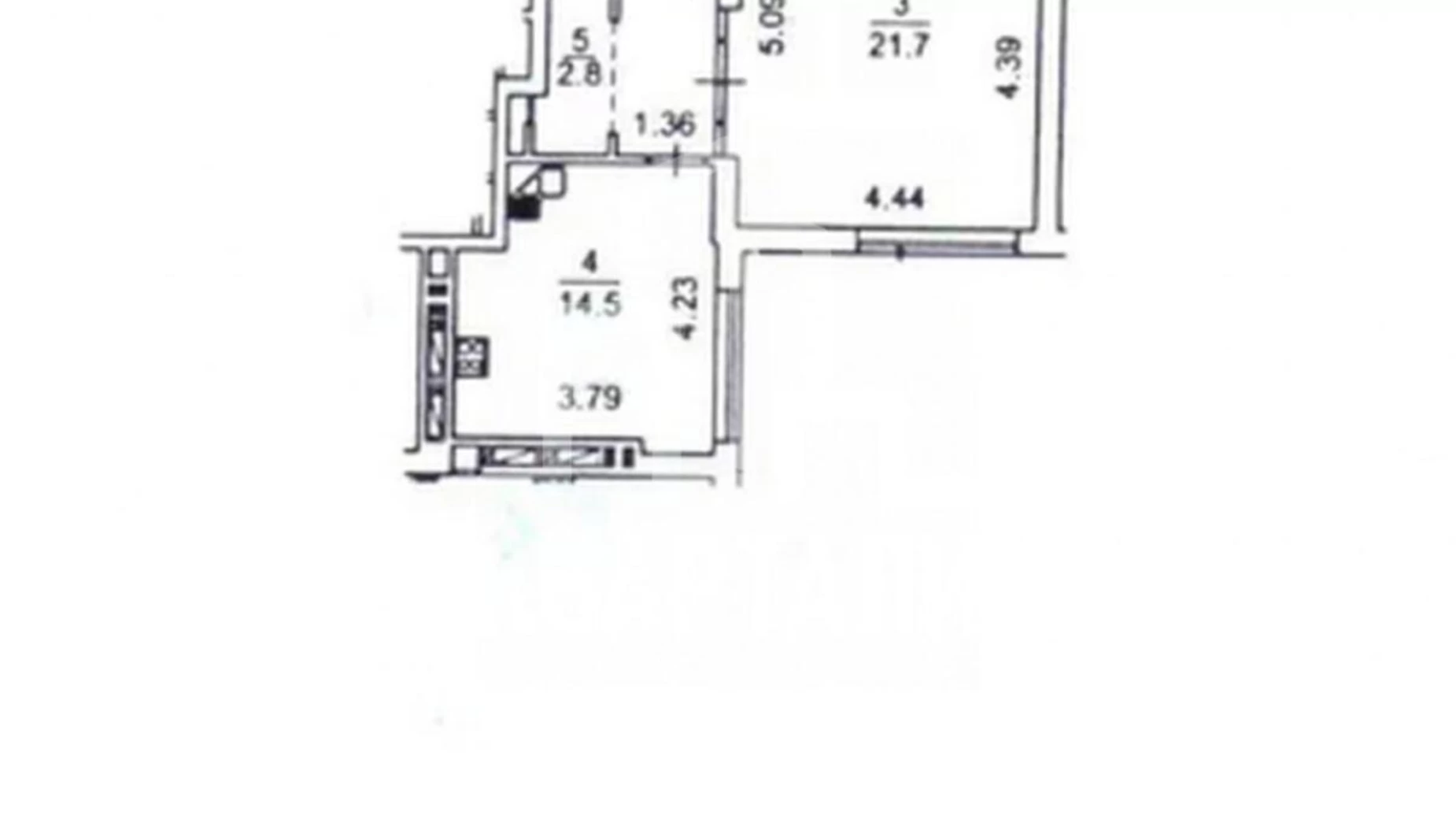 Продается 1-комнатная квартира 58 кв. м в Киеве, просп. Лобановского, 6А