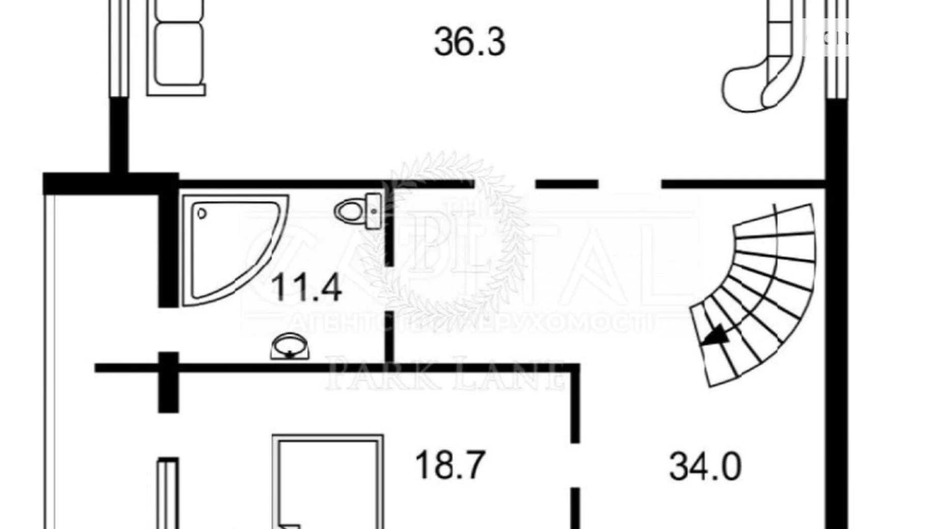 Продается 4-комнатная квартира 245 кв. м в Киеве, ул. Никольско-Слободская, 6А