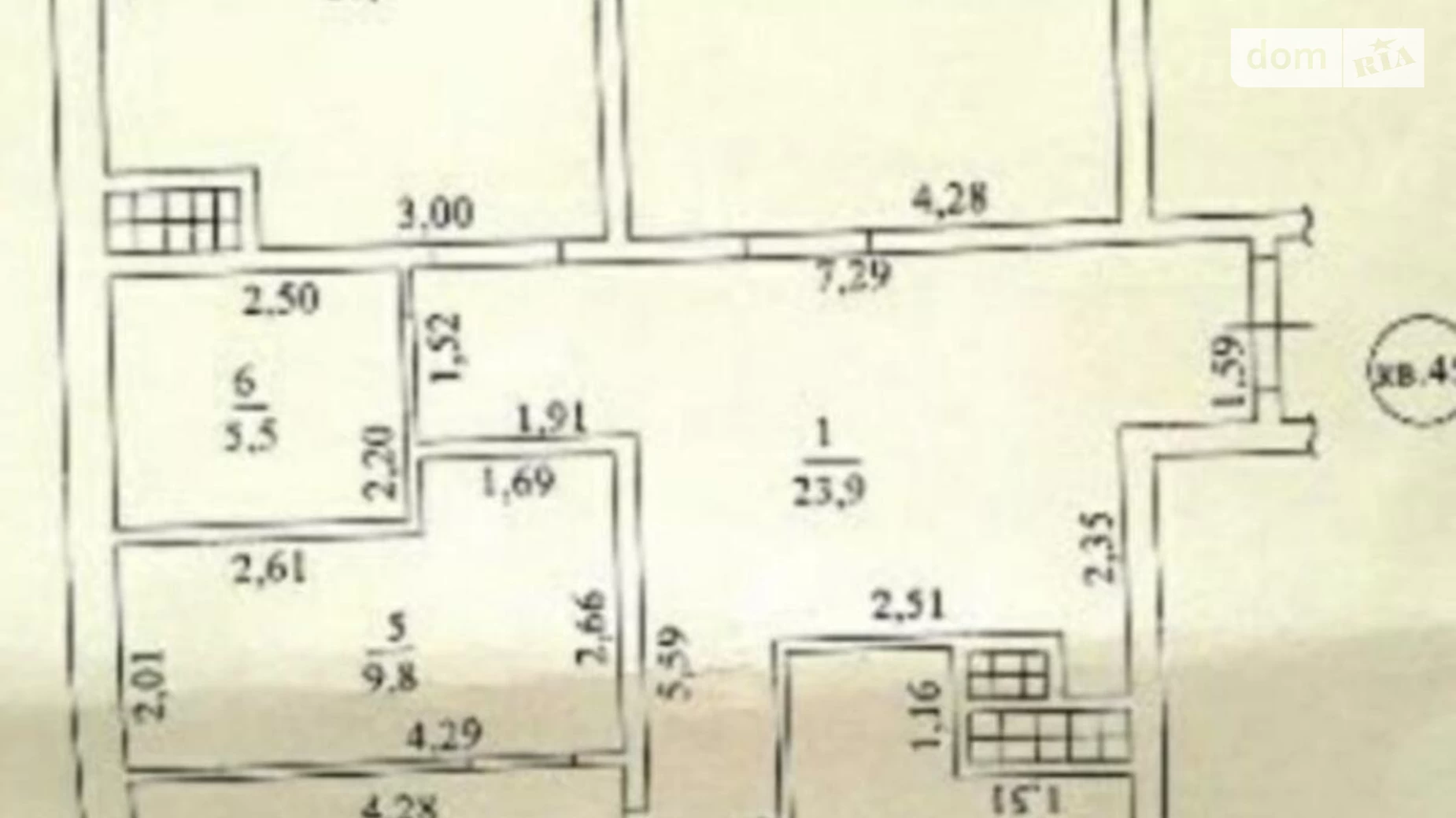 Продається 3-кімнатна квартира 142 кв. м у Одесі, вул. Літературна