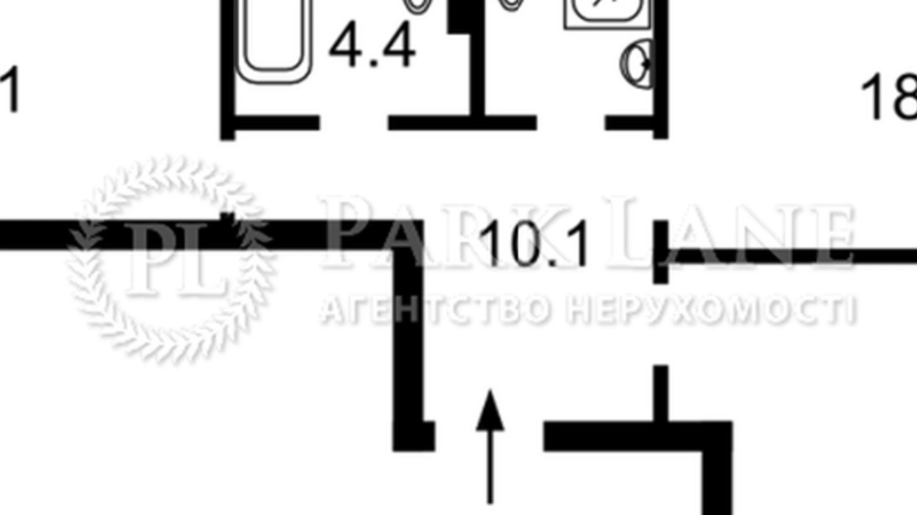 Продается 2-комнатная квартира 82 кв. м в Киеве, ул. Предславинская, 44