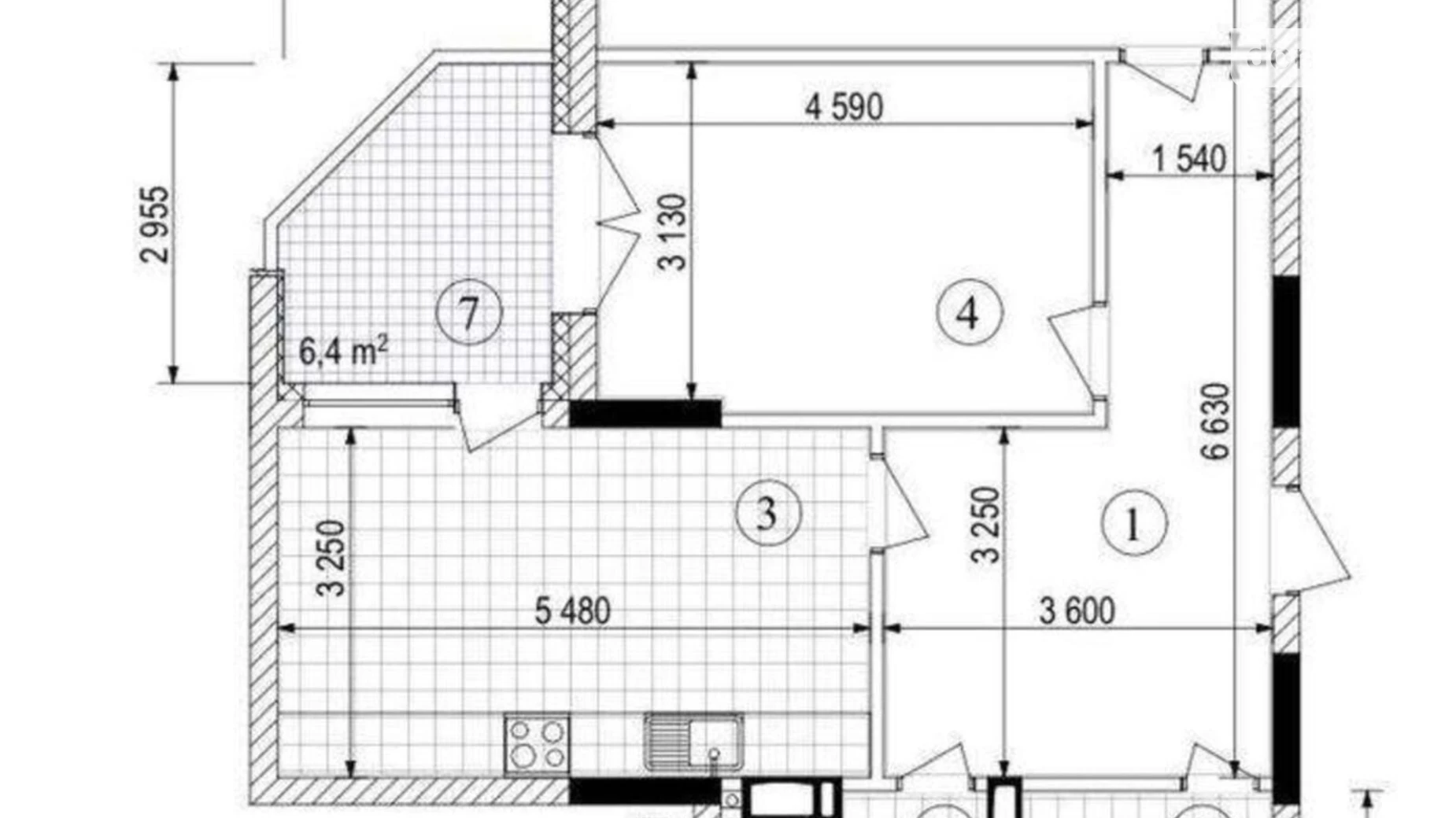 Продається 2-кімнатна квартира 84 кв. м у Києві, вул. Золотоустівська, 25А