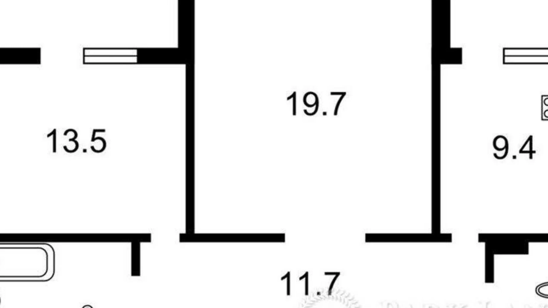 Продается 2-комнатная квартира 73 кв. м в Киеве, ул. Драгоманова, 2Б