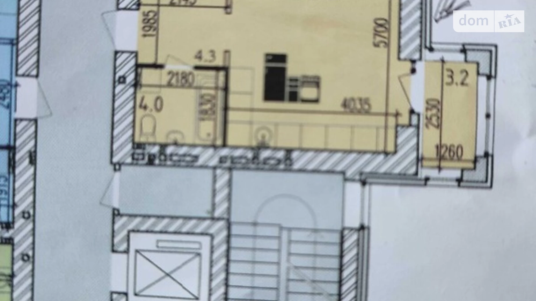 Продається 1-кімнатна квартира 36 кв. м у Дніпрі, вул. Євгена Чикаленка(Аржанова)