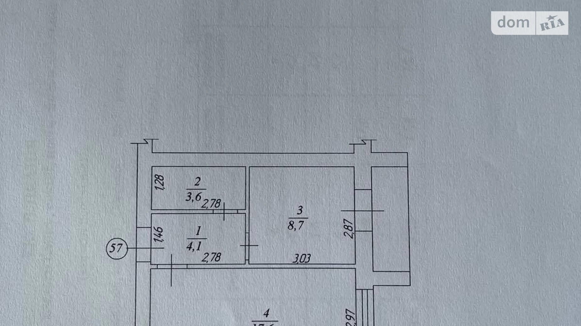 Продається 1-кімнатна квартира 43800 кв. м у Зарванцях, вул. Одеська - фото 3