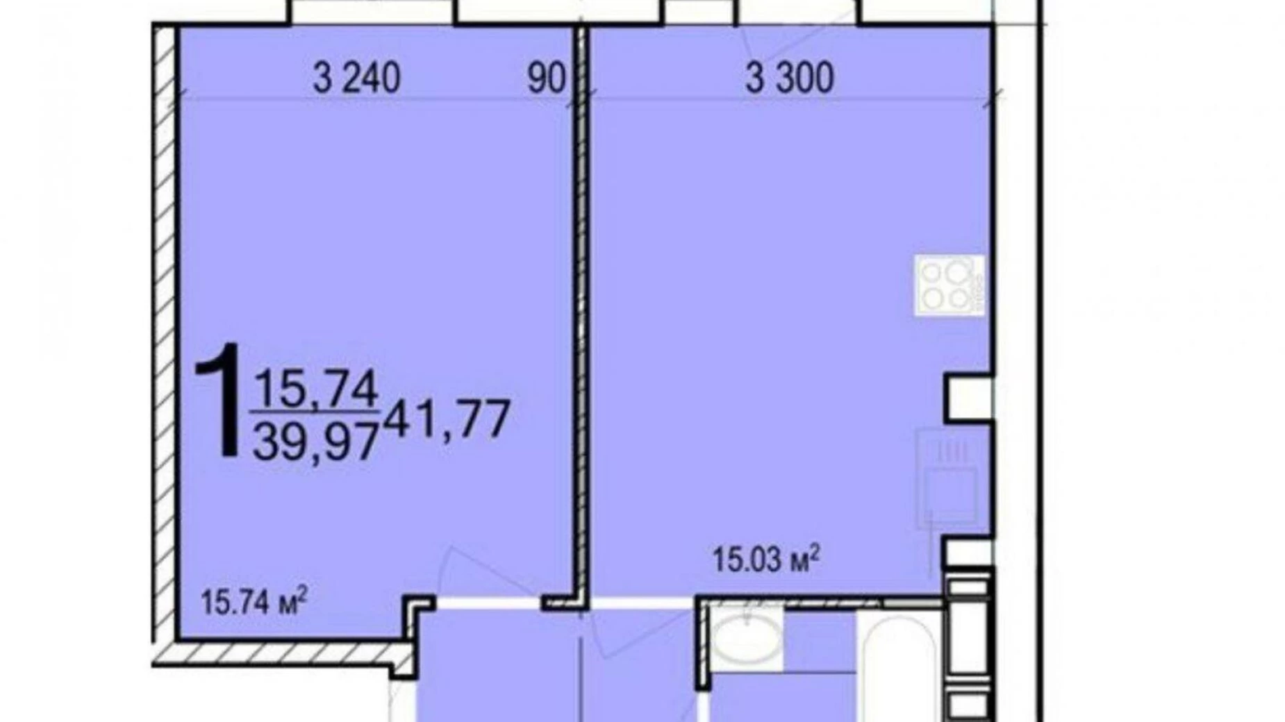 Продается 1-комнатная квартира 42 кв. м в Харькове, ул. Академика Барабашова, 12