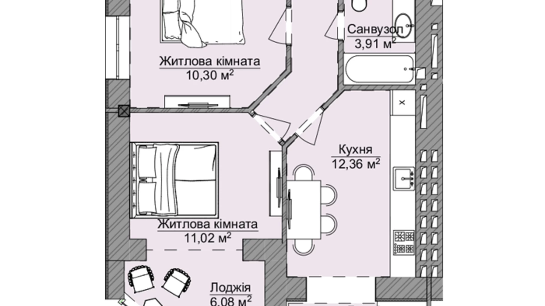 Продается 2-комнатная квартира 57.7 кв. м в Одессе, ул. Палия Семена, 22А