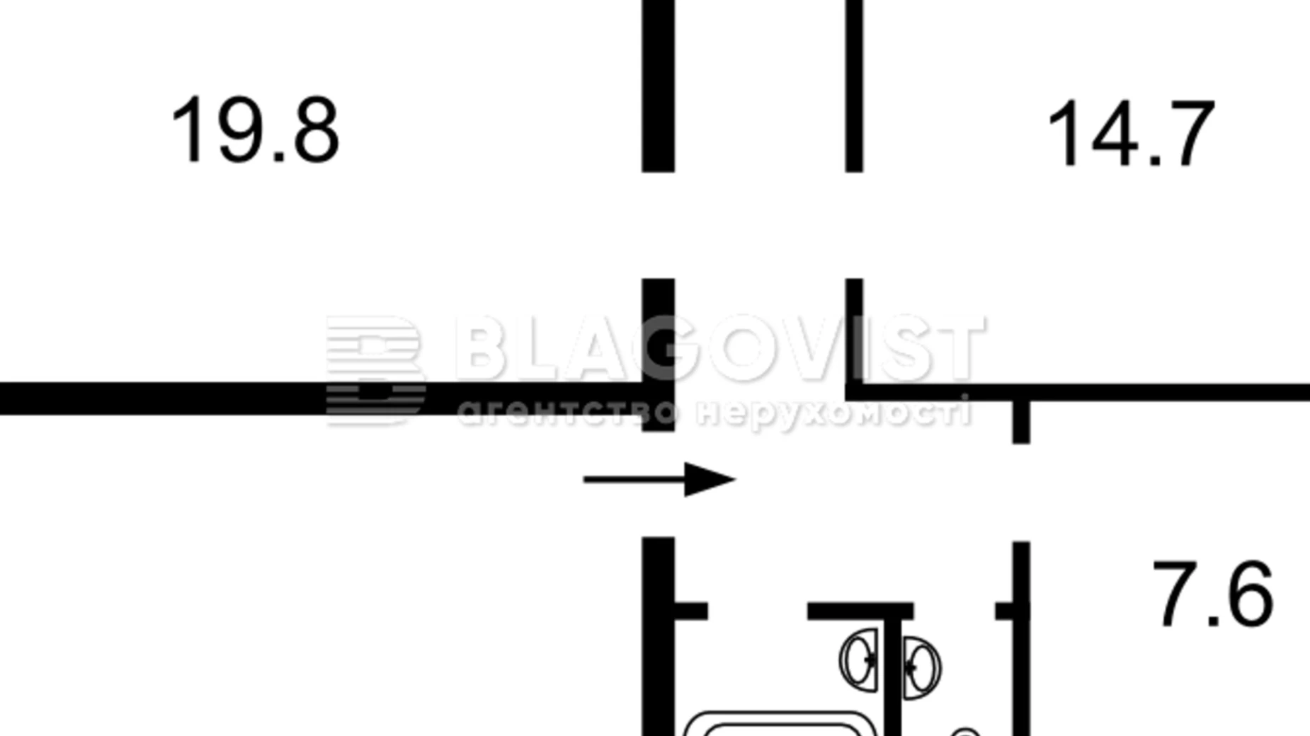 Продается 2-комнатная квартира 58 кв. м в Киеве, ул. Зоологическая, 4 - фото 4