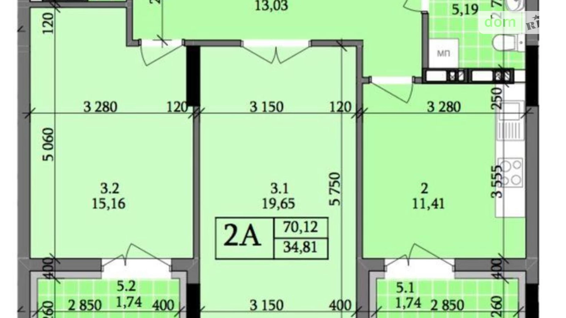 Продается 2-комнатная квартира 70 кв. м в Киеве, ул. Дегтярная, 20А - фото 3