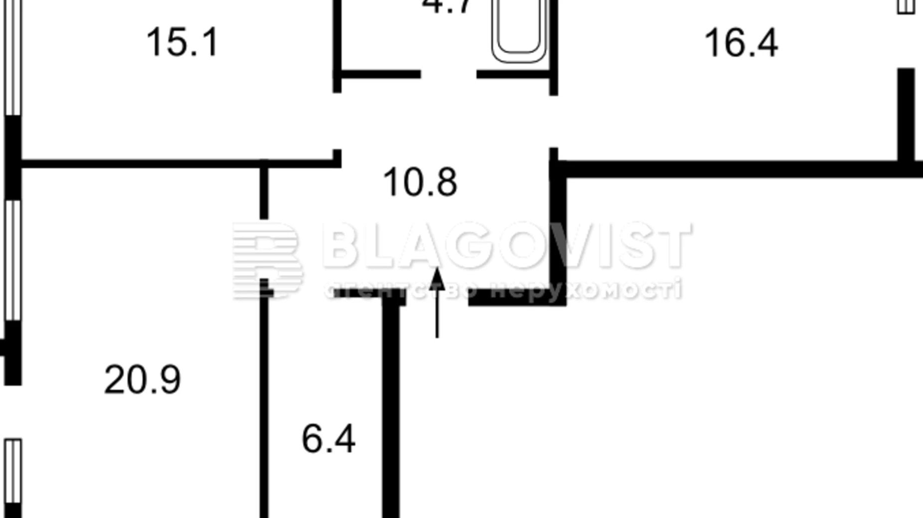 Продається 2-кімнатна квартира 84 кв. м у Києві, вул. Казимира Малевича, 89 - фото 2