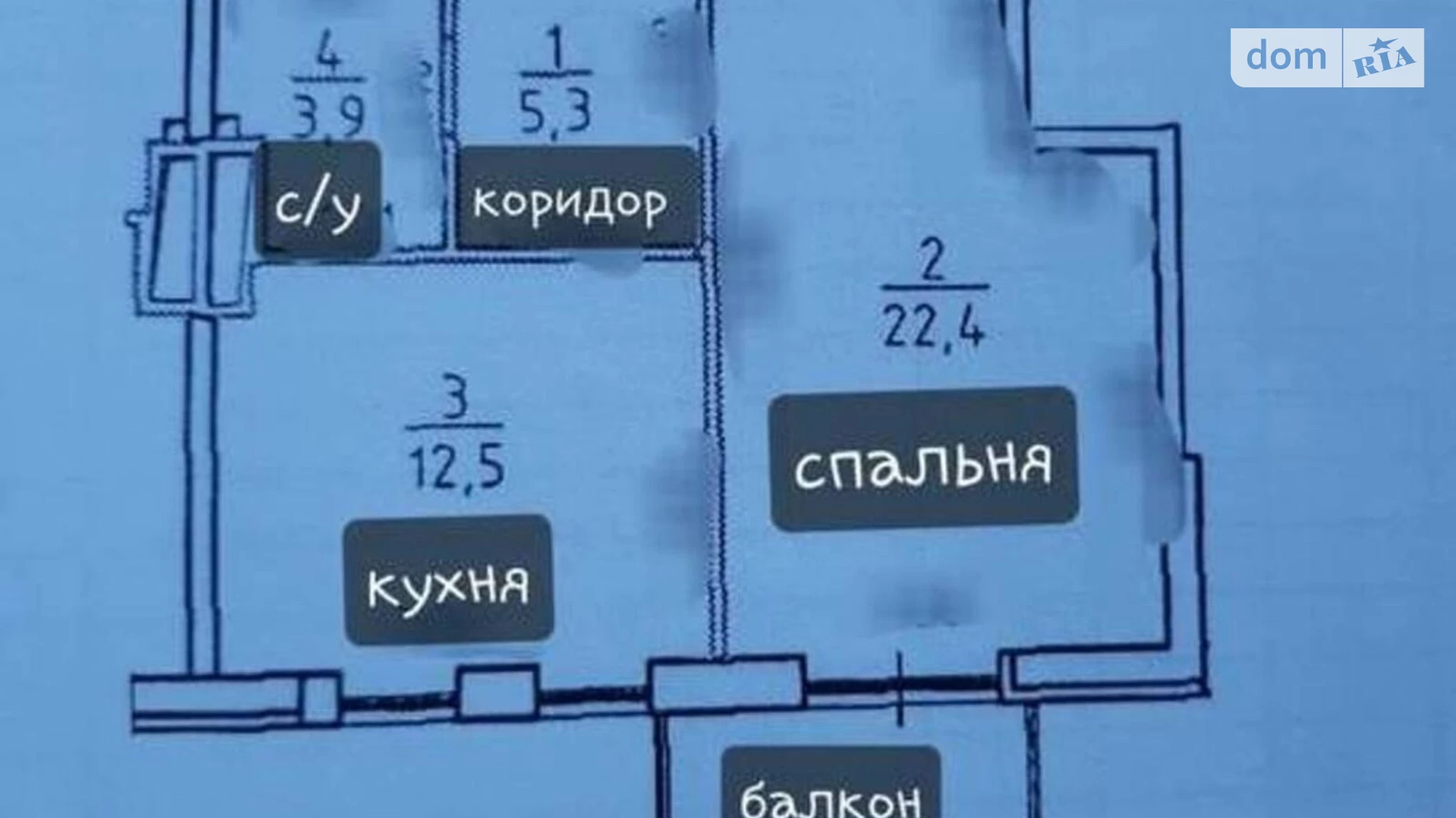 Продается 1-комнатная квартира 46 кв. м в Одессе, пер. Среднефонтанский, 3А