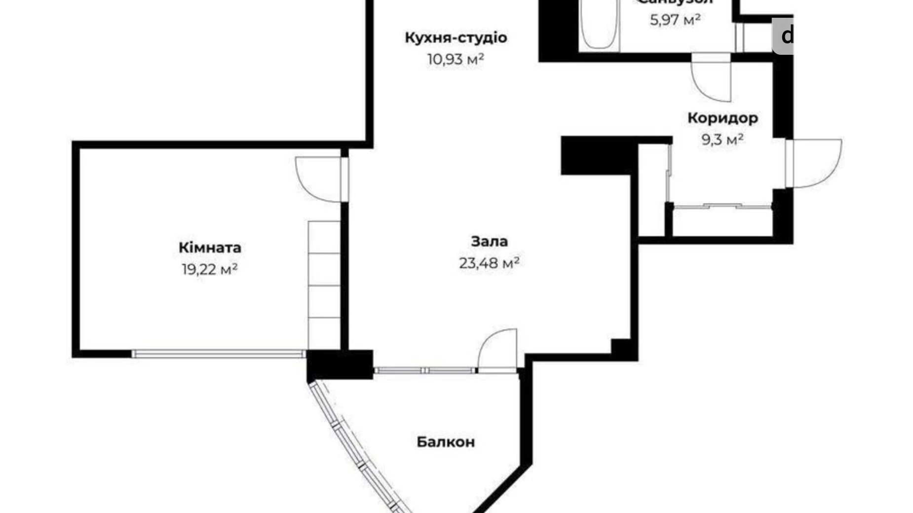 Продается 2-комнатная квартира 72 кв. м в Киеве, ул. Глубочицкая, 32В