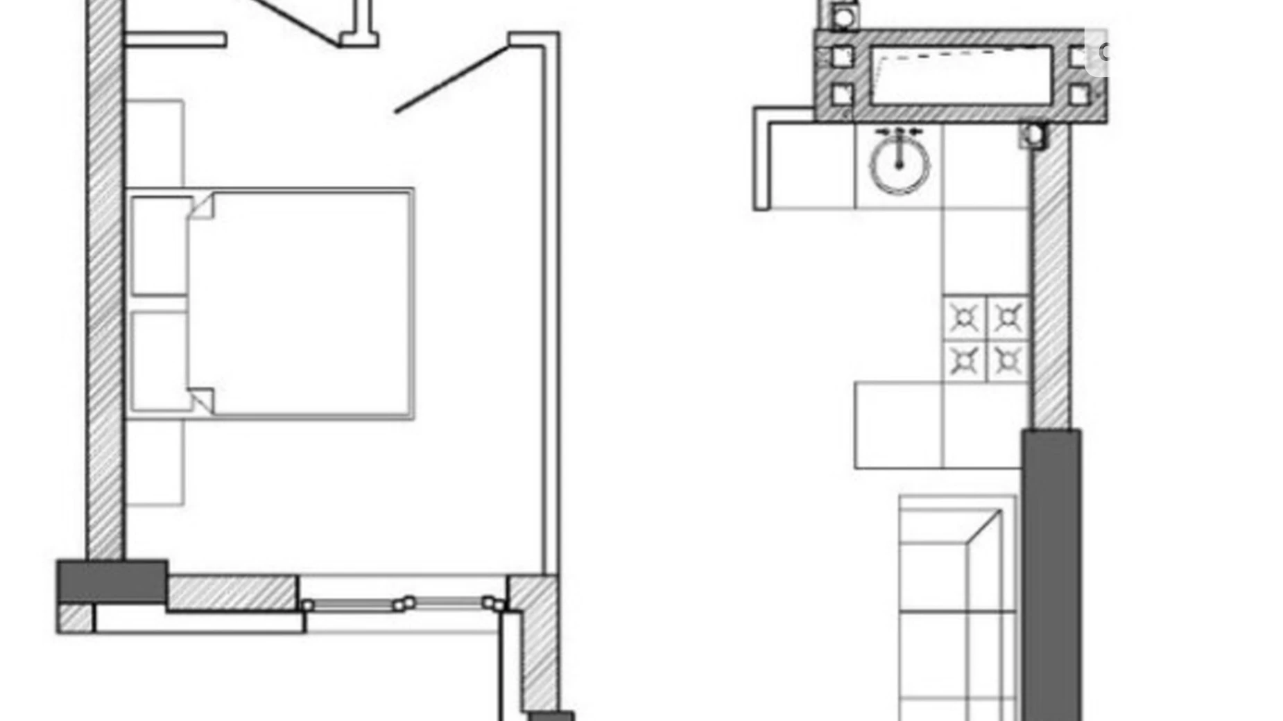 Продается 1-комнатная квартира 41.9 кв. м в Днепре, ул. Квитки Цисык(Королевой Гули)