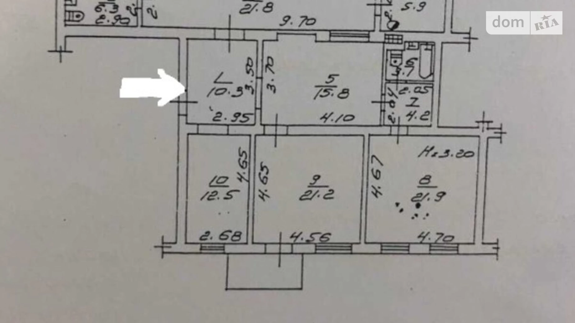 Продається 5-кімнатна квартира 123 кв. м у Одесі, вул. Пушкінська, 55