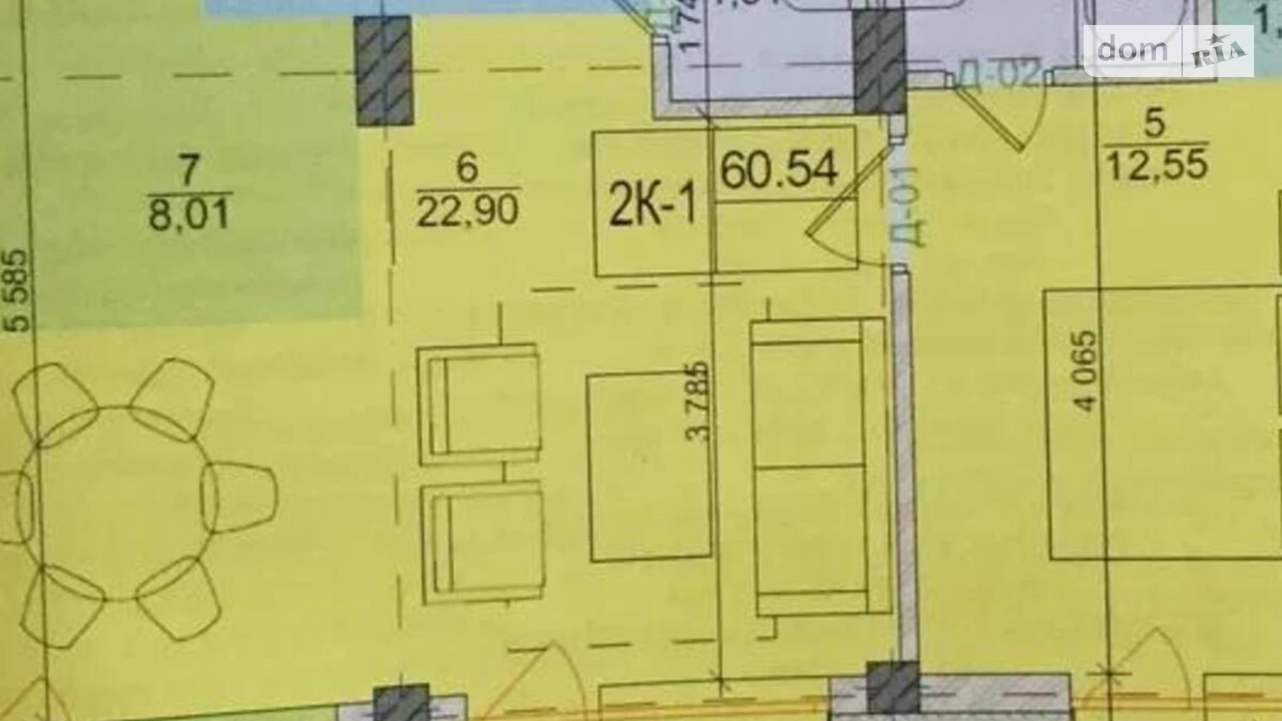 Продается 2-комнатная квартира 58 кв. м в Киеве, ул. Электриков, 23Б - фото 2