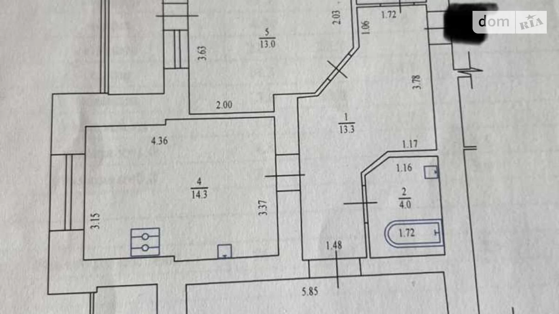 Продається 2-кімнатна квартира 76 кв. м у Полтаві, вул. Європейська