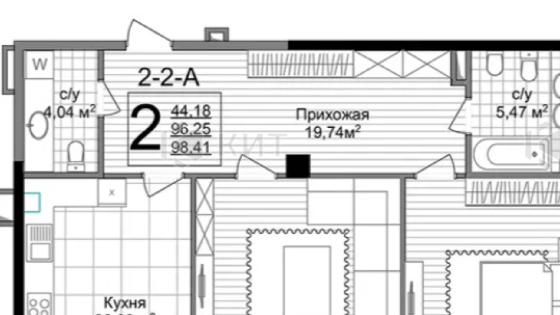 Продається 3-кімнатна квартира 107 кв. м у Харкові, вул. Динамівська, 5