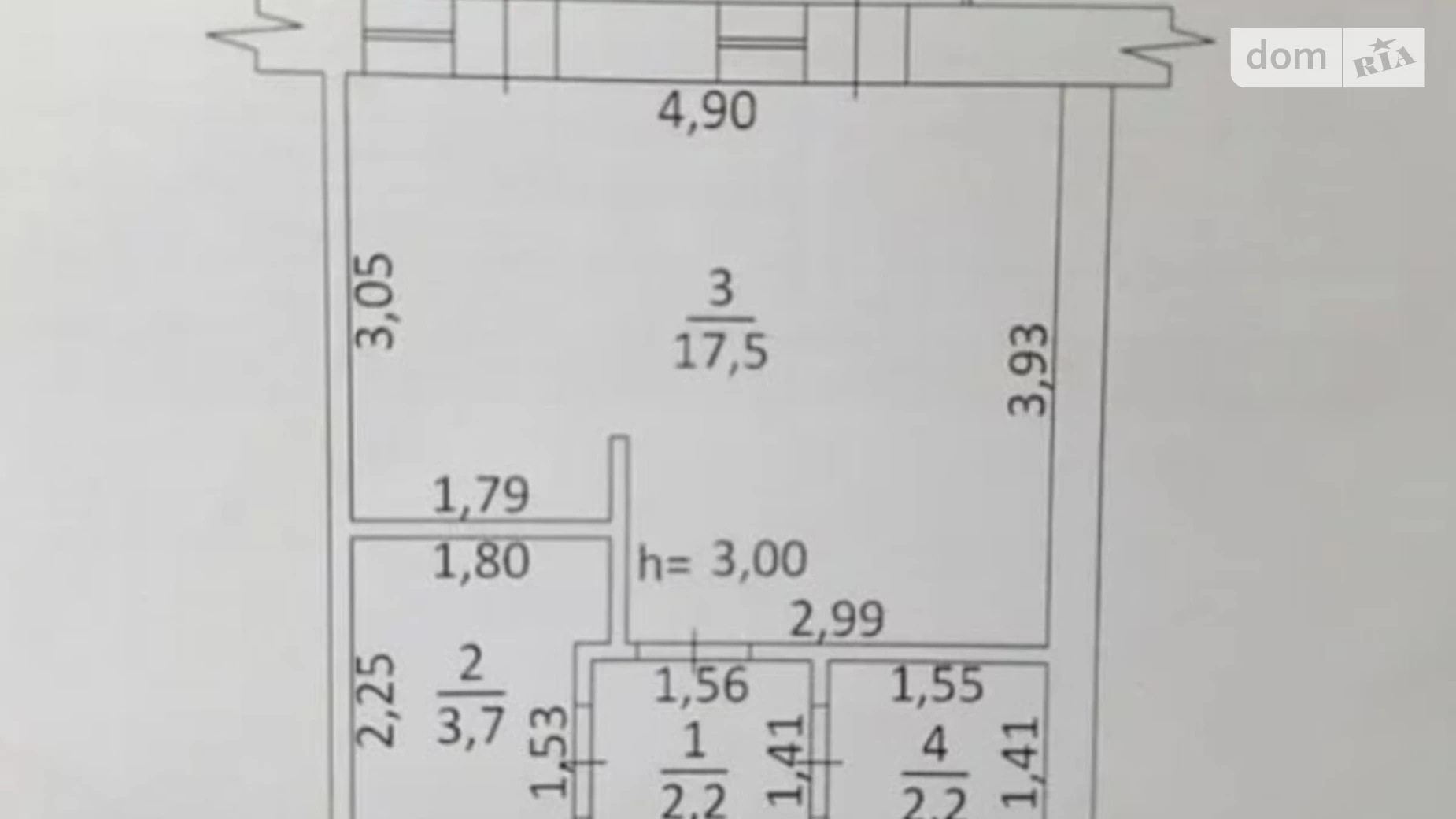 Продается 1-комнатная квартира 30 кв. м в Днепре, просп. Ивана Мазепы