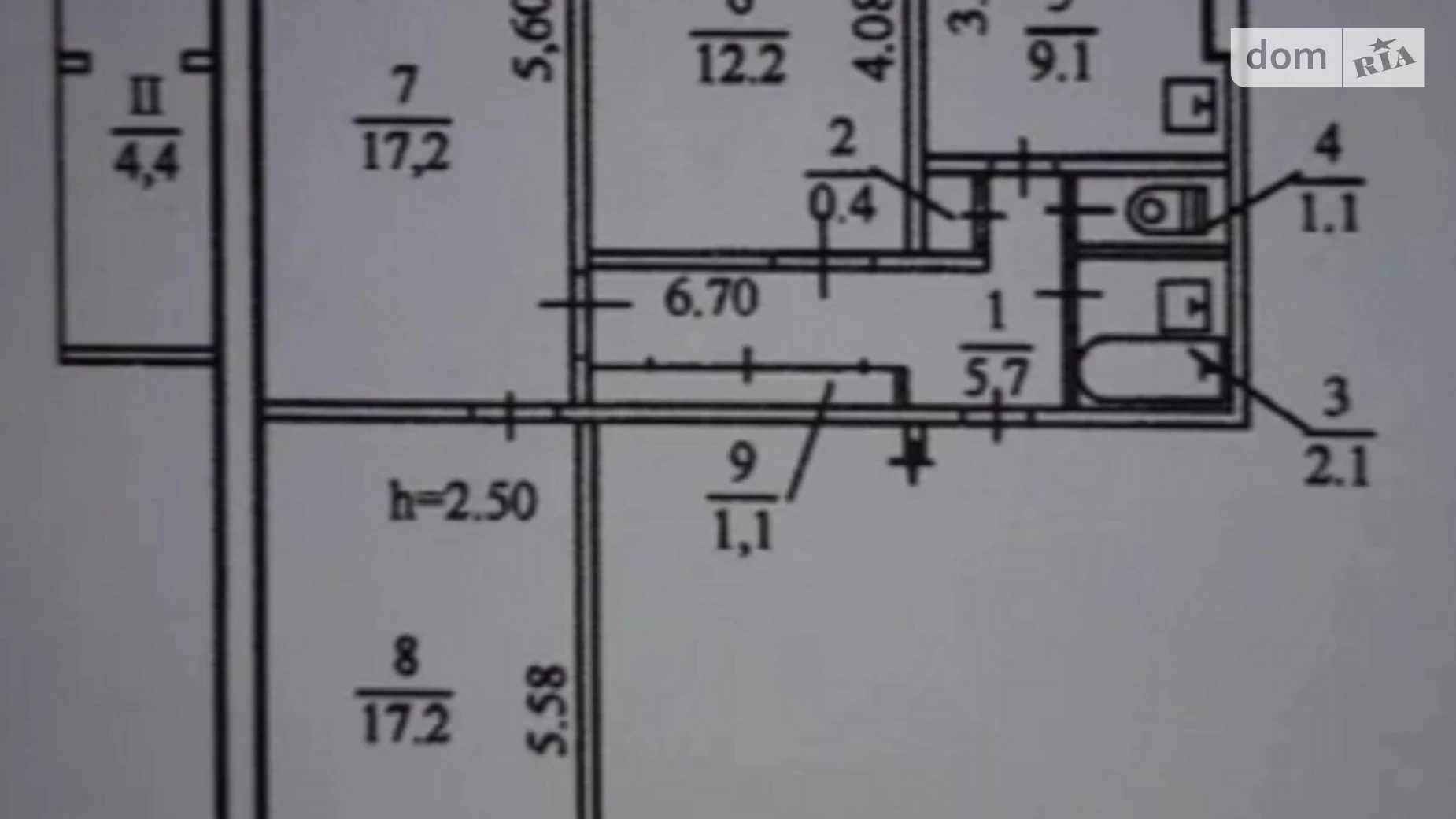 Продається 3-кімнатна квартира 73 кв. м у Дніпрі, просп. Поля Олександра, 44А