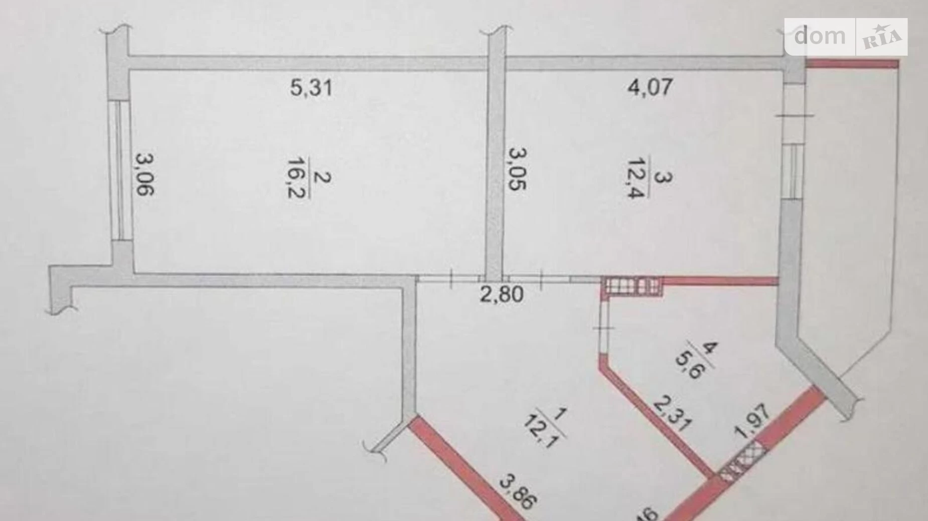 Продается 1-комнатная квартира 52 кв. м в Киеве, ул. Метрологическая, 58 - фото 3