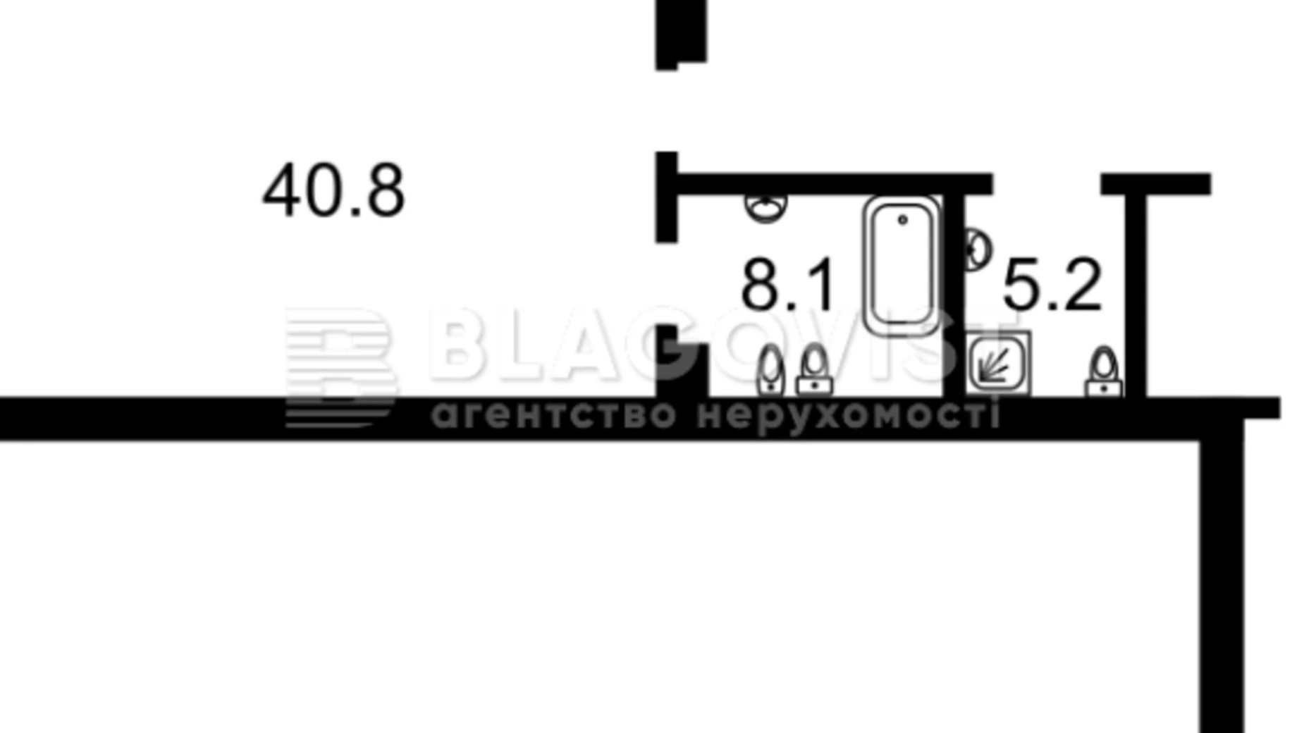 Продается 2-комнатная квартира 189 кв. м в Киеве, ул. Ломаковская(Мичурина), 56/2