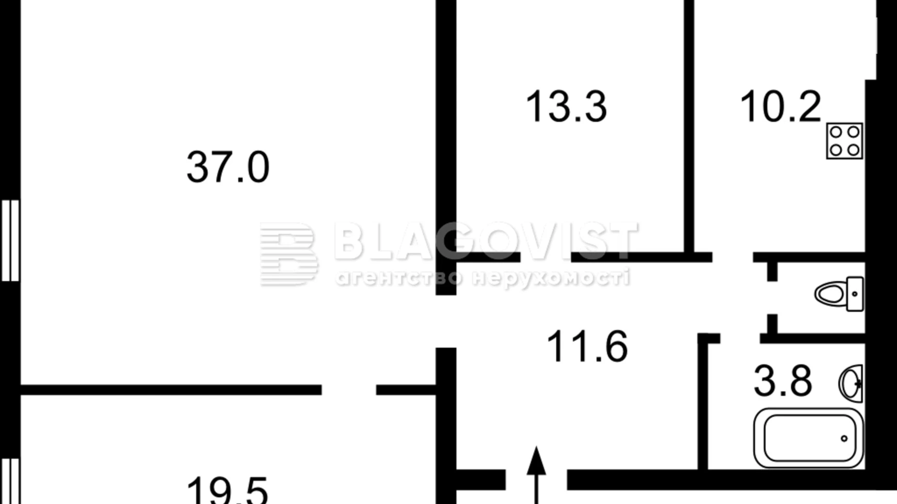 Продается 3-комнатная квартира 98 кв. м в Киеве, ул. Банковая, 3 - фото 5