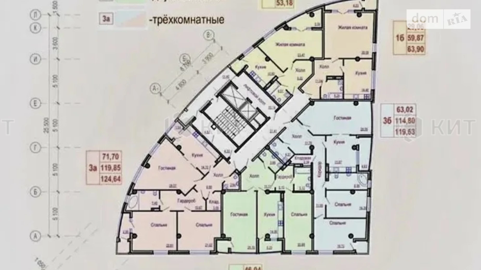 Продается 3-комнатная квартира 121 кв. м в Харькове, пер. Карбышева, 3 - фото 5