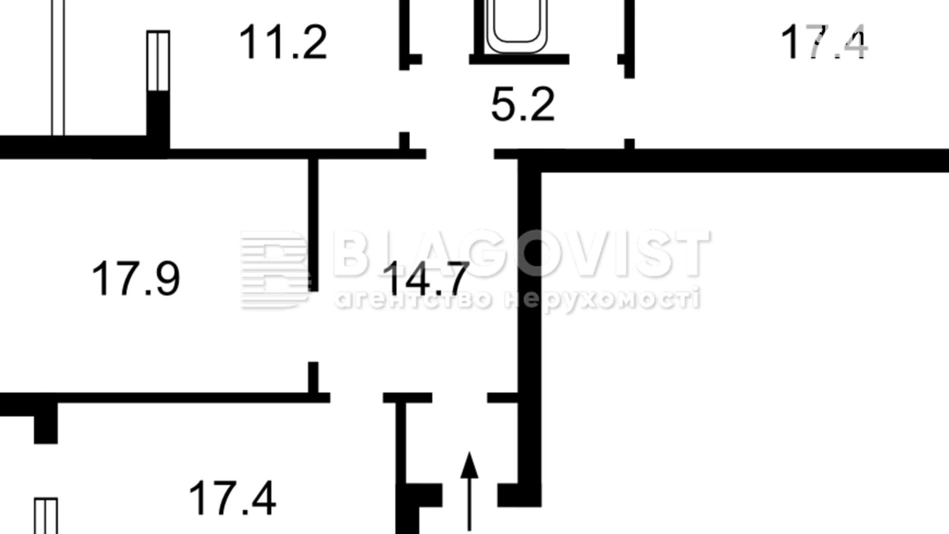 Продается 3-комнатная квартира 98 кв. м в Киеве, просп. Петра Григоренко, 18А