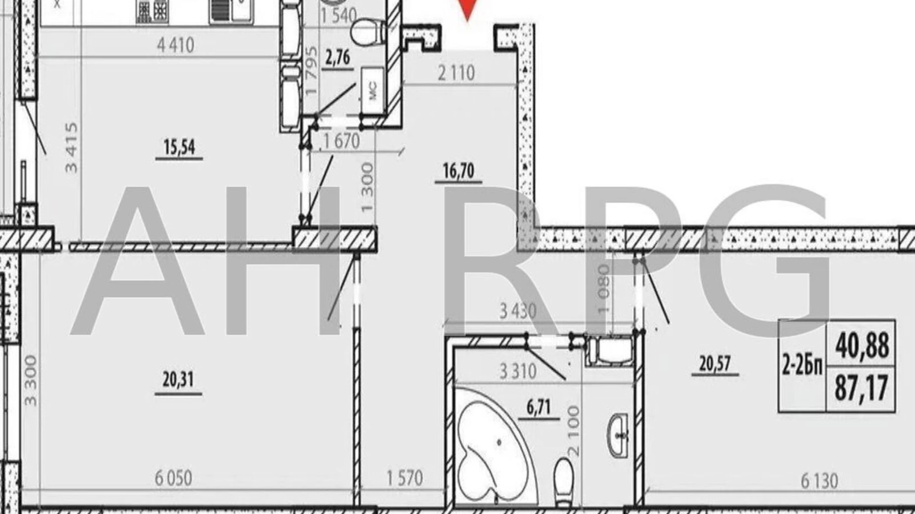 Продается 2-комнатная квартира 87 кв. м в Киеве, ул. Никольско-Слободская, 101Ш - фото 2